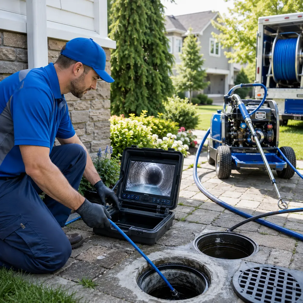 Outdoor drain cleaning professionals serving Wanette, OK