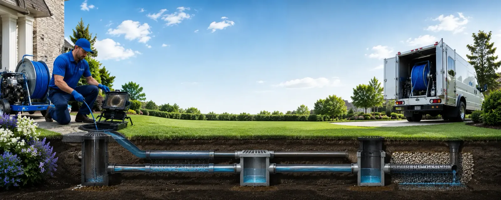 Outdoor drain cleaning information for Wanette, OK